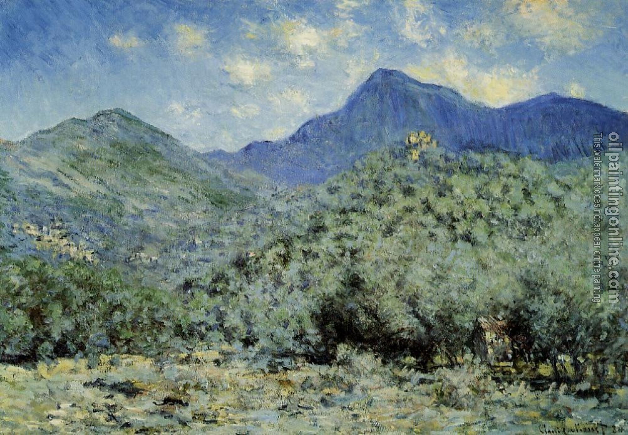Monet, Claude Oscar - Valle near Bordighera